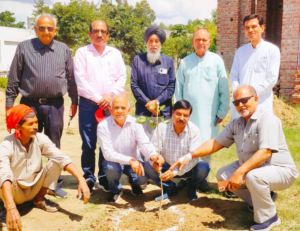 Grand Planting of Lord Krishnas Beloved Plant Makhan Katori in the Temple Complex Sanjeev Arora